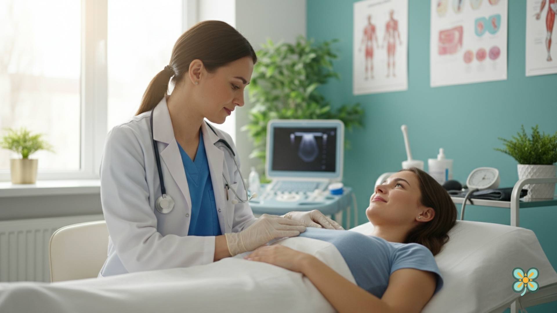 A healthcare professional providing compassionate support to a patient