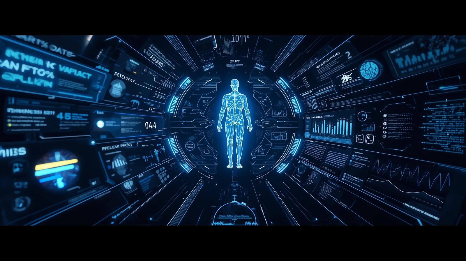 Digital personalized treatment interface showing patient data and care pathways