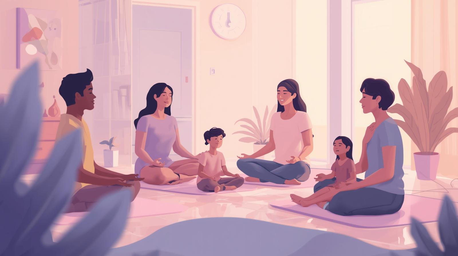 Peaceful emotional support and family conversations during cancer treatment